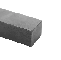 RVS vierkant massief 25 mm - per meter