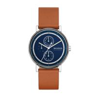 Horlogeband Skagen SKW6943 Leder Cognac 20mm