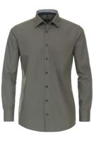 Venti Modern Fit Overhemd ML7 (72CM+) groen - thumbnail