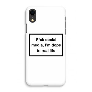 I'm dope: iPhone XR Volledig Geprint Hoesje