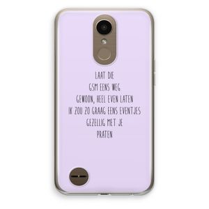 GSM: LG K10 (2017) Transparant Hoesje