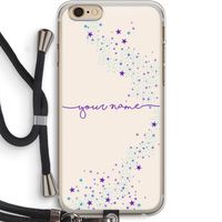 Sterren: iPhone 6 PLUS / 6S PLUS Transparant Hoesje met koord