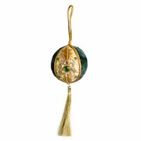 Hanger Ornament Traditioneel Bal Groen (24 cm)
