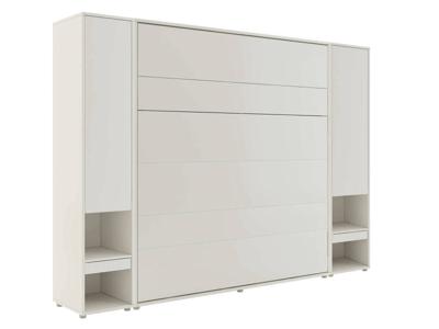 Opklapbed CONCEPTION PRO 180x200 cm kasjmier (verticaal) met kasten zonder matras