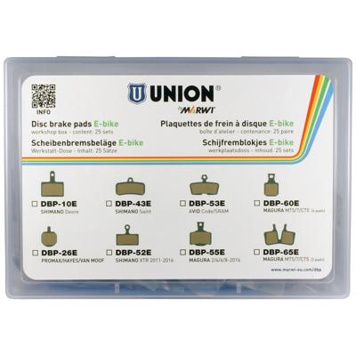 Marwi Union schijfremblokset dbp-60e e-bike organisch/kevlar (25pr)