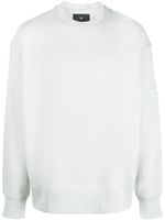 Y-3 sweat en coton biologique à logo imprimé - Vert