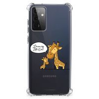 Samsung Galaxy A72 4G/5G Stevig Bumper Hoesje Giraffe - thumbnail