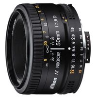 Nikon AF 50mm f/1.8D objectief