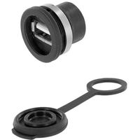 encitech 1310-1001-01 1310-1001-01 USB 2.0 type A Chassisbus, inbouw M16 1 stuk(s) - thumbnail