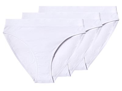 esmara Set van 3 dames onderbroeken (Wit, L (44/46))