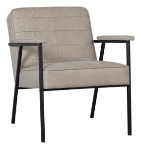 BePureHome Fauteuil Patchwork Lederlook - Naturel