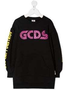 Gcds Kids sweat à logo - Noir