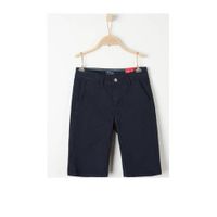 s.Oliver slim fit bermuda donkerblauw - thumbnail