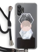 Creatieve toets: Samsung Galaxy A32 5G Transparant Hoesje met koord