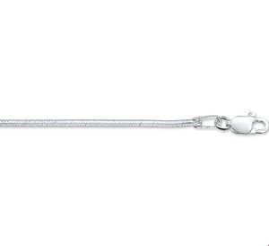TFT Zilveren Ketting Slang Achtzijdig 1,4 mm x 42 cm