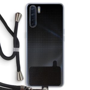 Musketon Halftone: Oppo A91 Transparant Hoesje met koord