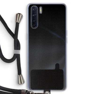 Musketon Halftone: Oppo A91 Transparant Hoesje met koord