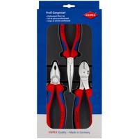 Knipex 00 20 11 V01 Tangenset Werkplaats 3-delig