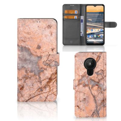 Nokia 5.3 | Bookcase | Marmer Oranje