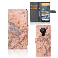 Nokia 5.3 | Bookcase | Marmer Oranje