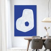 Urban Cotton Wandkleed 'Spook' 80 x 110cm in Frame - black