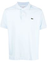 Lacoste polo à patch logo - Bleu - thumbnail