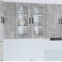 Keukenkast met opslag Kalmar 2 pcs Beton Grijs 40 x 31 x 80 cm