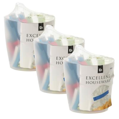 Excellent Houseware vershoudklemmen / vershoudclips - 60x - kunststof