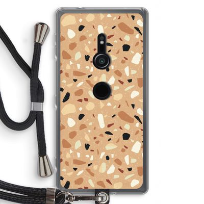 Terrazzo N°17: Sony Xperia XZ2 Transparant Hoesje met koord