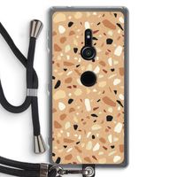 Terrazzo N°17: Sony Xperia XZ2 Transparant Hoesje met koord