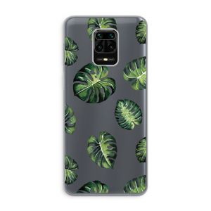 Tropische bladeren: Xiaomi Redmi Note 9 Pro Transparant Hoesje