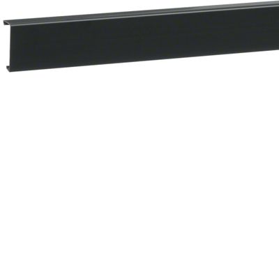 Electro Plint basis met deksel 20 x 55 mm zwart 2 meter prijs per meter