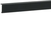 Electro Plint basis met deksel 20 x 55 mm zwart 2 meter prijs per meter