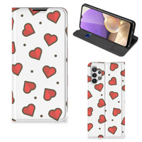 Samsung Galaxy A32 5G Hoesje met Magneet Hearts