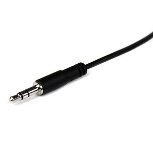 StarTech.com 1m Slanke 3,5mm Stereo Audio Verlengkabel M/F