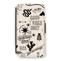 Good vibes: iPhone 11 Pro Flip Hoesje