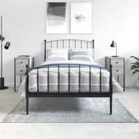 Nachtkastjes 2 st 32x42x70 cm bewerkt hout grijs sonoma eiken