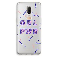 GRL PWR: OnePlus 6 Transparant Hoesje