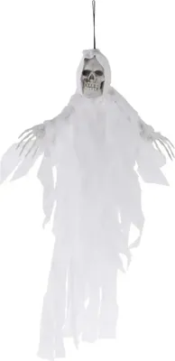 Halloween figuur spook 76cm wit