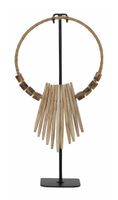 MUST Living Decoratie Necklace Teakhout, 53cm - Bruin