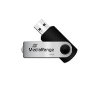 MediaRange 64GB USB 2.0 USB flash drive USB Type-A / Micro-USB Zwart, Zilver - thumbnail