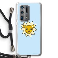 Kleine leeuw: Huawei P40 Pro Plus Transparant Hoesje met koord