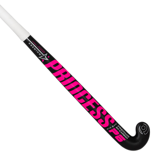 Princess Hockey Premium 6 STAR Black/NPink Mid Bow 23