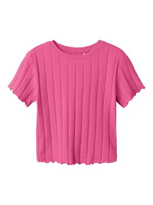 Name it zomer crop top meisjes - roze - Nkfnoralina