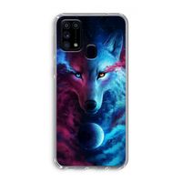 Where Light And Dark Meet: Samsung Galaxy M31 Transparant Hoesje