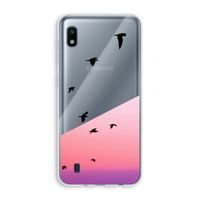 Fly away: Samsung Galaxy A10 Transparant Hoesje