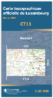 Wandelkaart CT11 CT LUX Steinfort | Topografische dienst Luxemburg