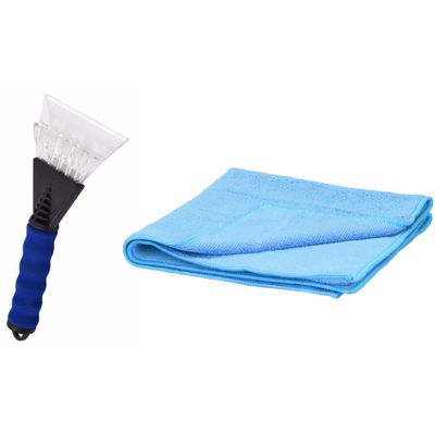 IJskrabber autoramen set - krabber met condensdoek - IJskrabbers IJskrabber autoramen set - krabber met condensdoek - IJskrabbers