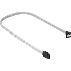 Sata III Kabel 90Â° sleeve 60 cm Kabel