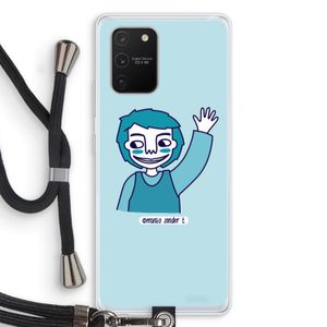 Zwaai: Samsung Galaxy S10 Lite Transparant Hoesje met koord